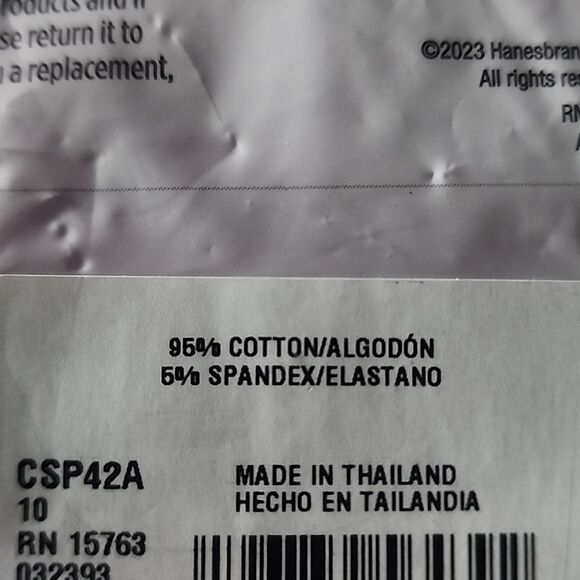 Hanes Just My Size Women's Bikini Underwear, 5-Pack Size 10/2X - Picture 7 of 9